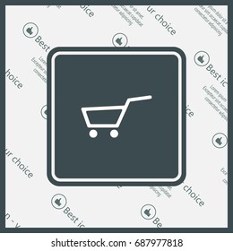 Vector shopping cart icon