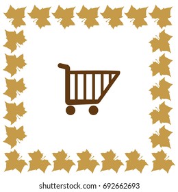 Vector shopping cart icon