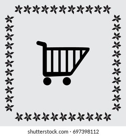 Vector shopping cart icon