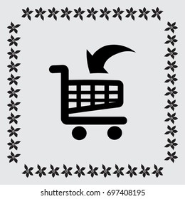 Vector shopping cart icon