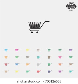 Vector shopping cart icon