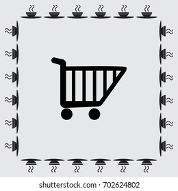 Vector shopping cart icon