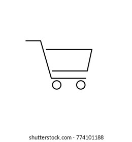 Vector shopping cart Icon