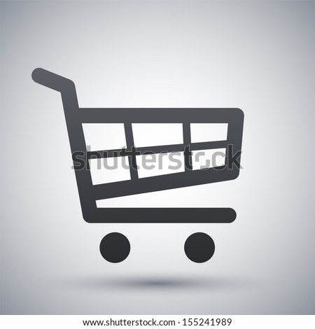 Vector shopping cart icon