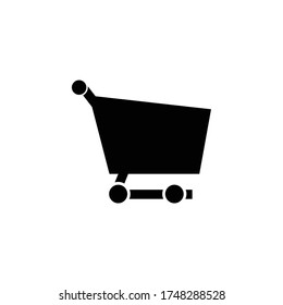 Vector shopping cart Icon illustration