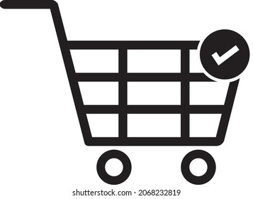 Vector shopping cart Icon - Vector   image 