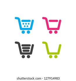 Vector Shopping Cart Icon Set