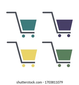 Vector Shopping Cart Icon Set