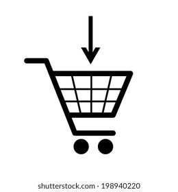 Vector shopping cart icons
