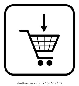 Vector shopping cart icons