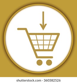 Vector shopping cart icons 