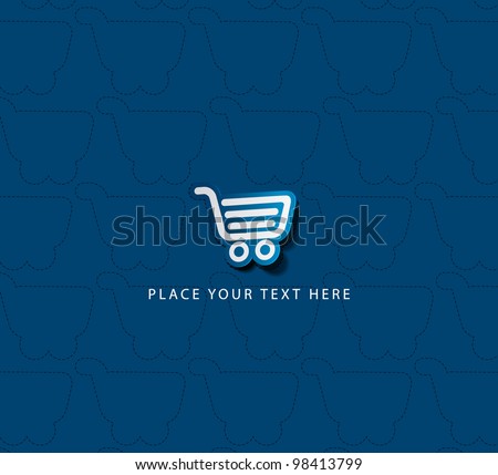 Vector shopping cart item - buy buttons