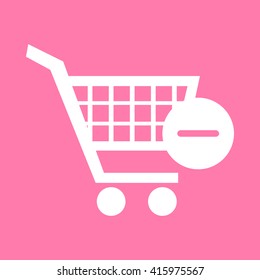 Vector Shopping Cart Remove from Cart Icon