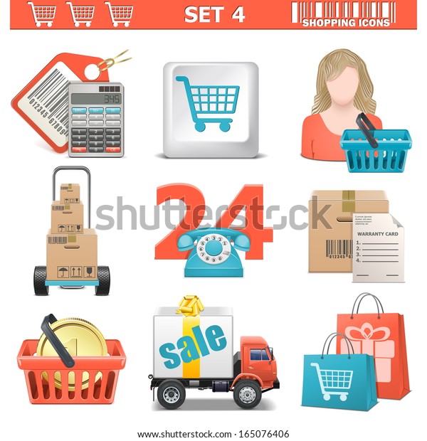 Vector Shopping Icons Set
4