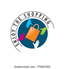 vector shopping logo