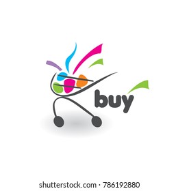 vector shopping logo