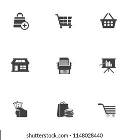 vector shopping, Marketing and sale icons - shopping illustrations collection