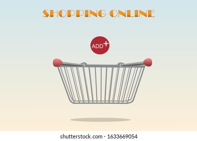 Vector of shopping online concept creative idea