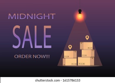 Vector of shopping online concept design