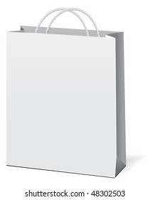 Vector shopping paper bags