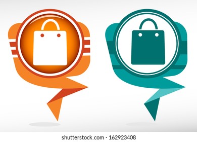 Vector shopping pointer set