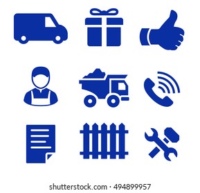 Vector shopping web icons set 