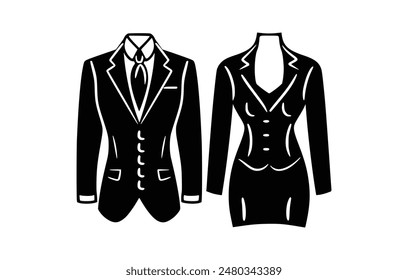 Vector Short Suit Black Illustration Design Commercial Use