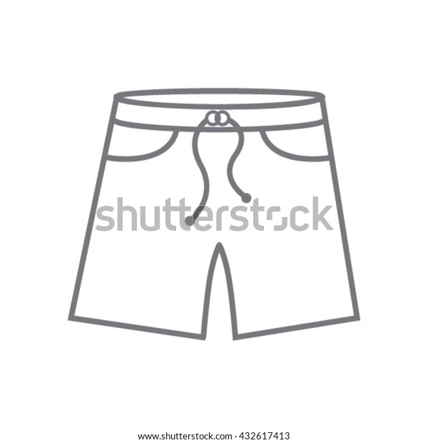 Vector Shorts Design Template Stock Vector (Royalty Free) 432617413 ...