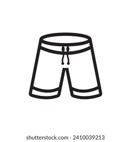 Vector shorts icon logo vector design template