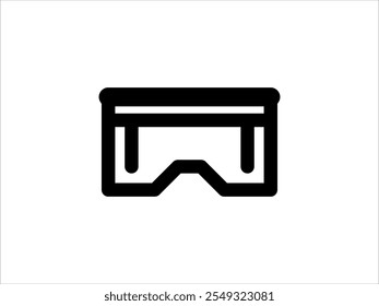 Icono de los pantalones cortos de Vector en negro