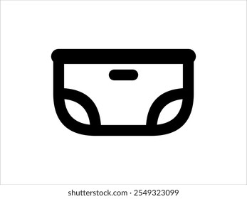 Icono de los pantalones cortos de Vector en negro