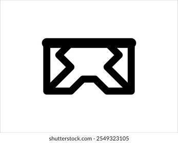 Icono de los pantalones cortos de Vector en negro