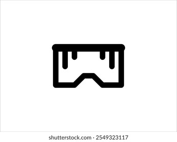 Icono de los pantalones cortos de Vector en negro