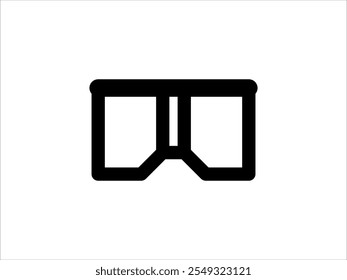 Icono de los pantalones cortos de Vector en negro