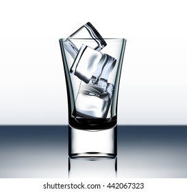 Vector shot glass