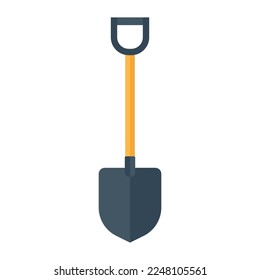 vector shovel flat icons illustration