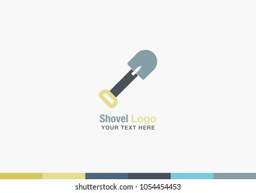 vector shovel logo