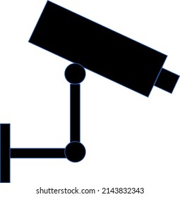 Vector showing a security or surveillance camera