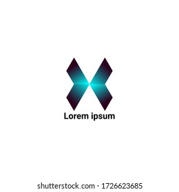Vector shows an abstract of logo perfect for any brand and company. Vector EPS 10.