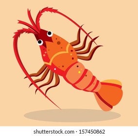 vector shrimps