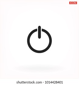 Vector shut down icon