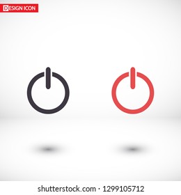 Vector shut down icon