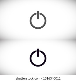 Vector shut down icon