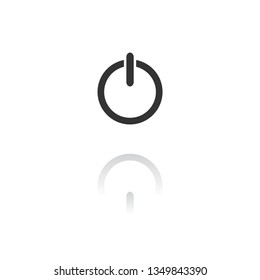 Vector shut down icon