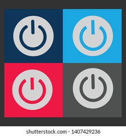 vector shut down icon - Vector
