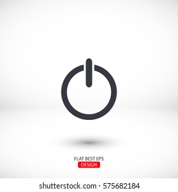 Vector shut down icon