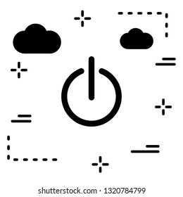  Vector Shutdown Icon
