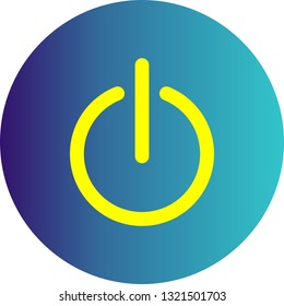  Vector Shutdown Icon
