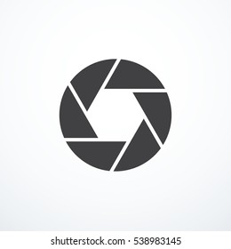 Vector shutter icon