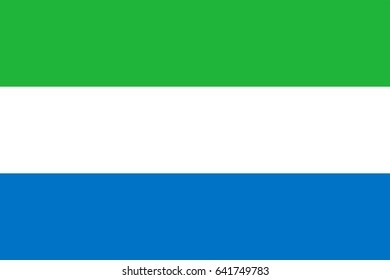 Vector Sierra Leone flag, Sierra Leone flag illustration, Sierra Leone flag picture, Sierra Leone flag image